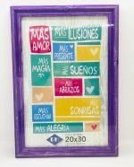 PORTARRETRATO 20X30 PATINADO SIMPLE RH ART 10 BAO