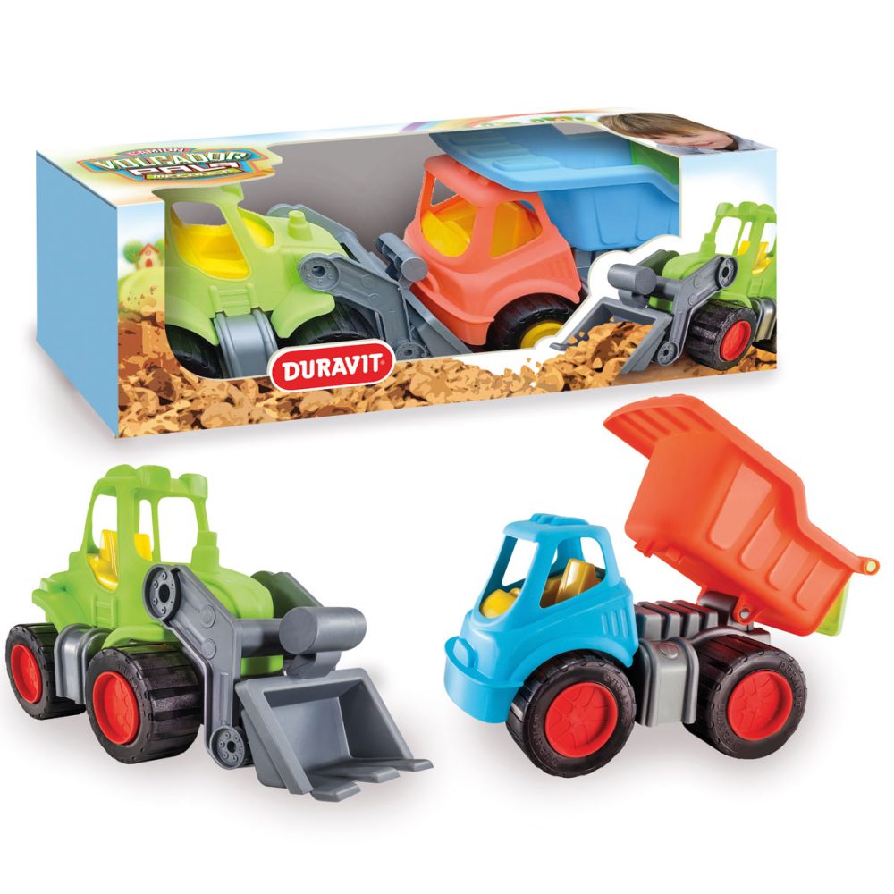 SET CAMION VOLCADOR Y PALA DURAVIT ART 232 JAÑ