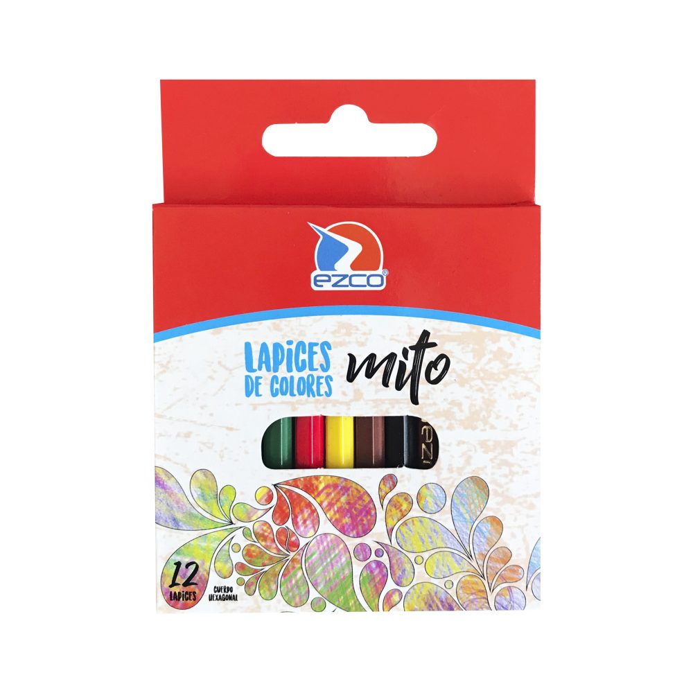 LAPIZ COLOR X12 CORTO EZCO MITO ART 172102 KAÑ