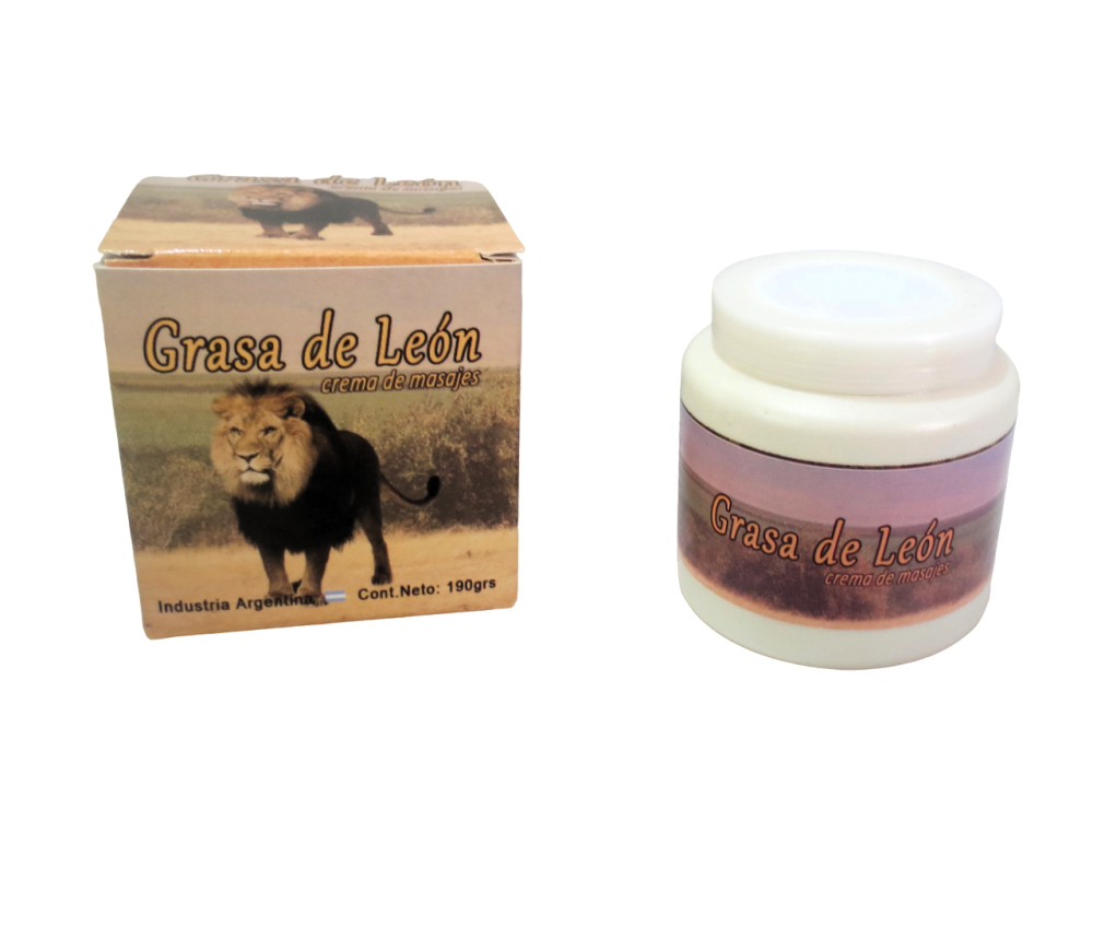 CREMA MASAJE GRASA DE LEON 190GR ART CR27 4474 BAO