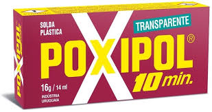 POXIPOL ROJO TRANSPARENTE 10MIN 16G/14ML ST01453 EAO