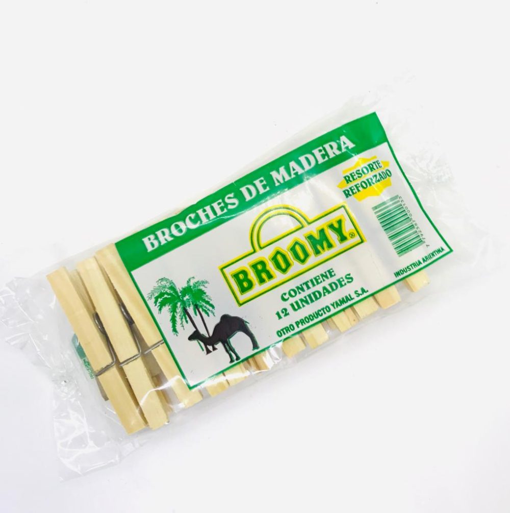 BROCHE MADERA REFORZADOS X12 BROOMY ART 0041 HAÑ