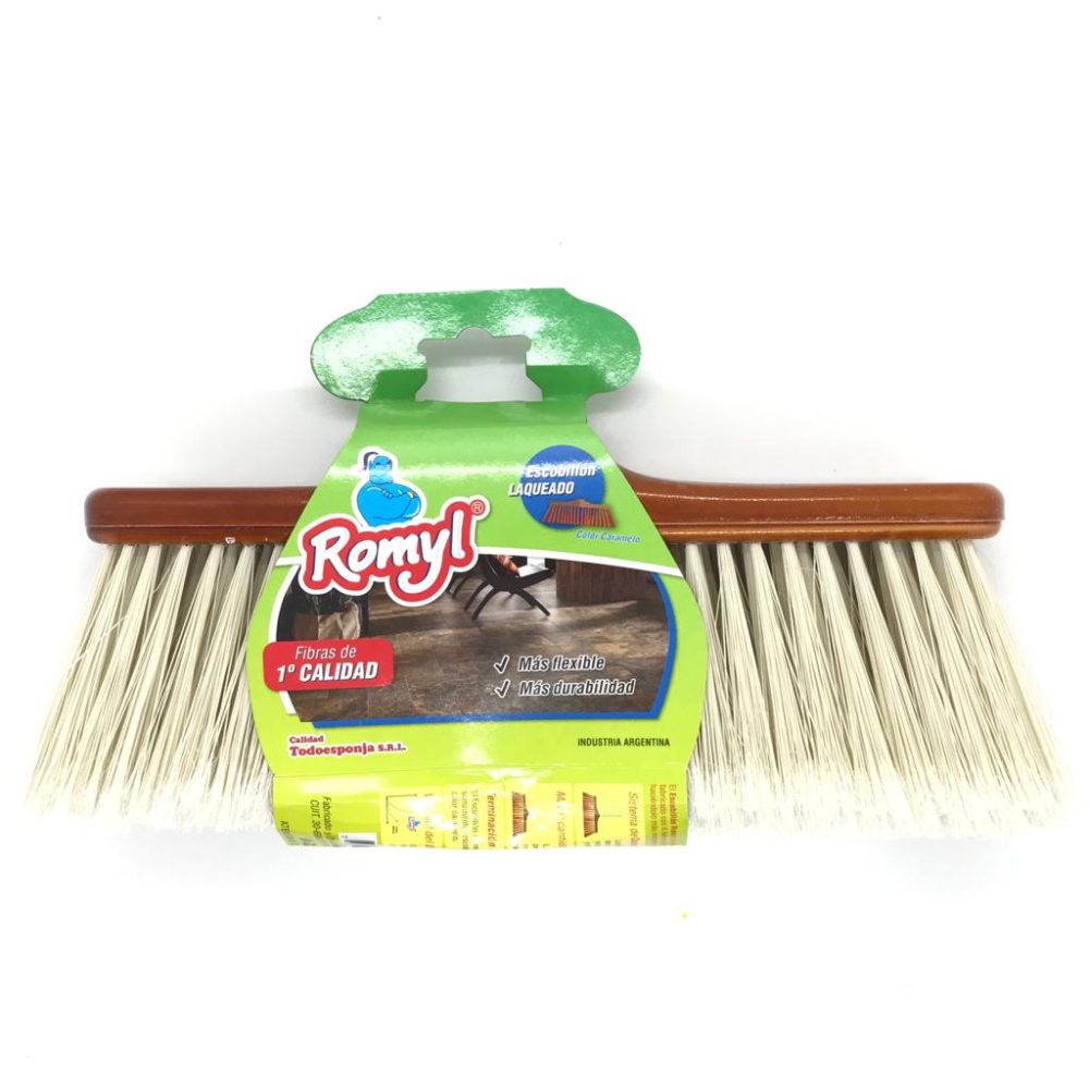 ESCOBILLON LAQUEADO CARAMELO ROMYL ART 103 BAO