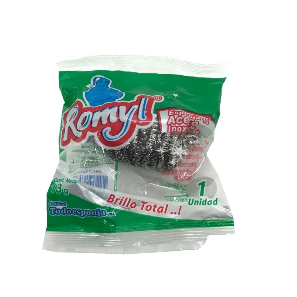 ESPONJA DE ACERO INOXIDABLE 13GR ROMYL ART 6 BAO