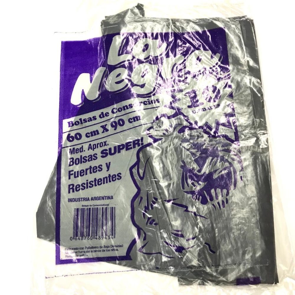 BOLSA DE CONSORCIO 60X90 PAQ DE 10 UNID LA NEGRA CAO