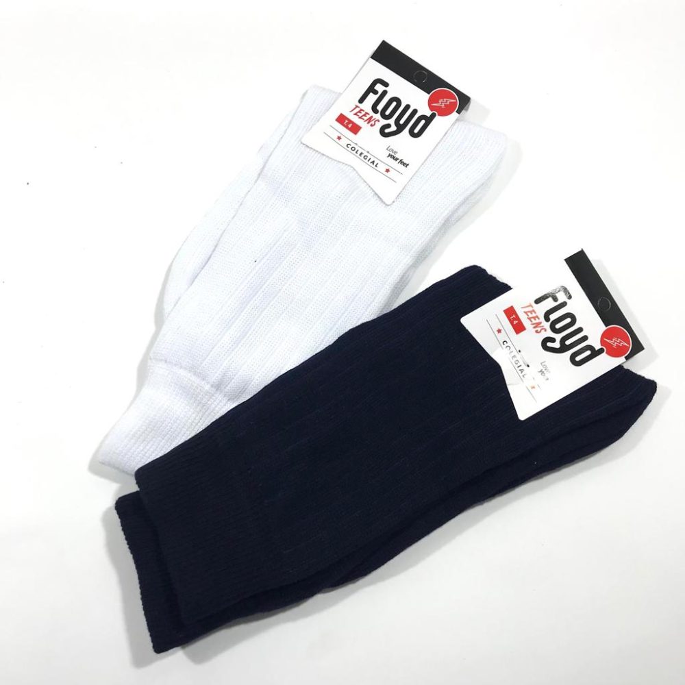 MEDIAL COLEGIAL 3/4 LARGE BLA/AZUL ART 74 T4 EAÑ