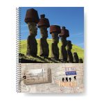 CUADERNO ESPIRALADO TRAVEL 80 H CUADRICULADO ART 919213 AAO