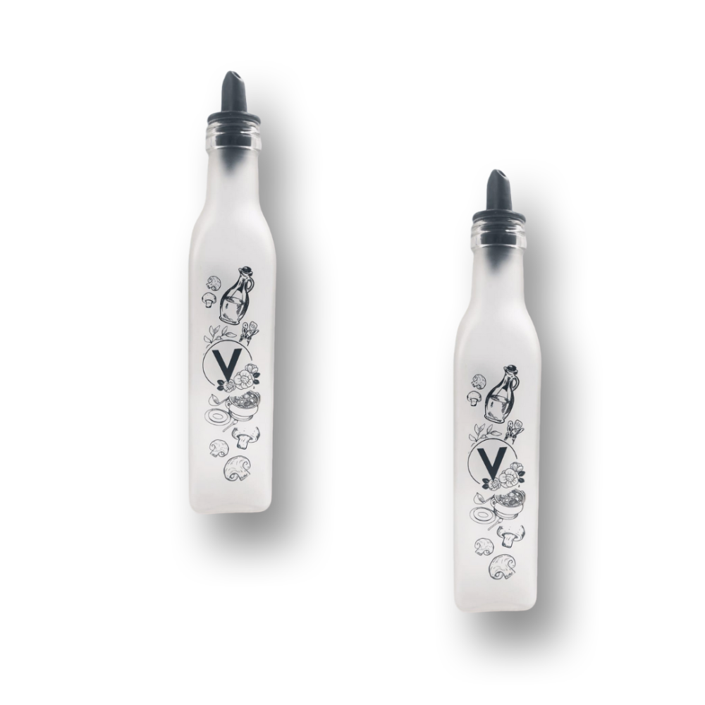 VINAGRERO VIDRIO ESMERILADO 250CC CUAD. ART 491042 DAÑ