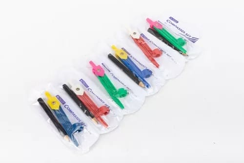 COMPAS PLASTICO C/LAPIZ BLISTER X 6 ART M170 AAÑ