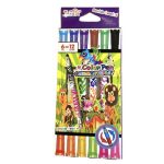 SET DE MARCADORES DOBLE PUNTA X6 UNIDADES ART AVA17207-6 EAO