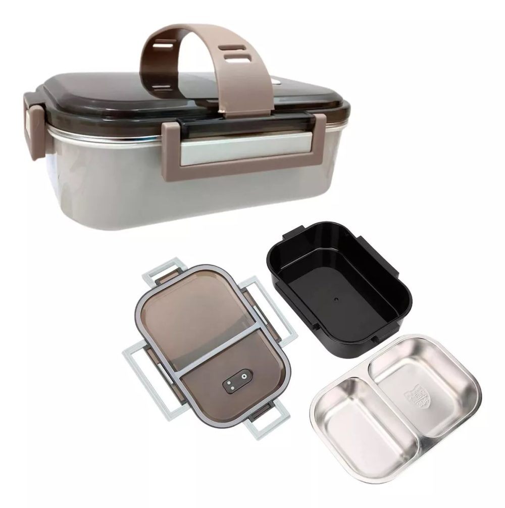 LONCHERA TERMICA C/BANDEJA Y CUB ACERO ART S0374-01 DAÑ