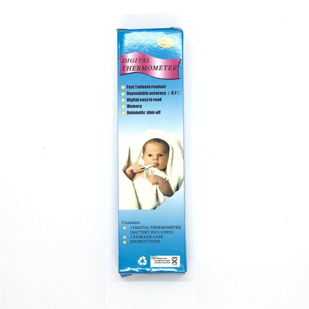 TERMOMETRO DIGITAL EN CAJA CELESTE  ART YB-009/ NAR6329 JAÑ