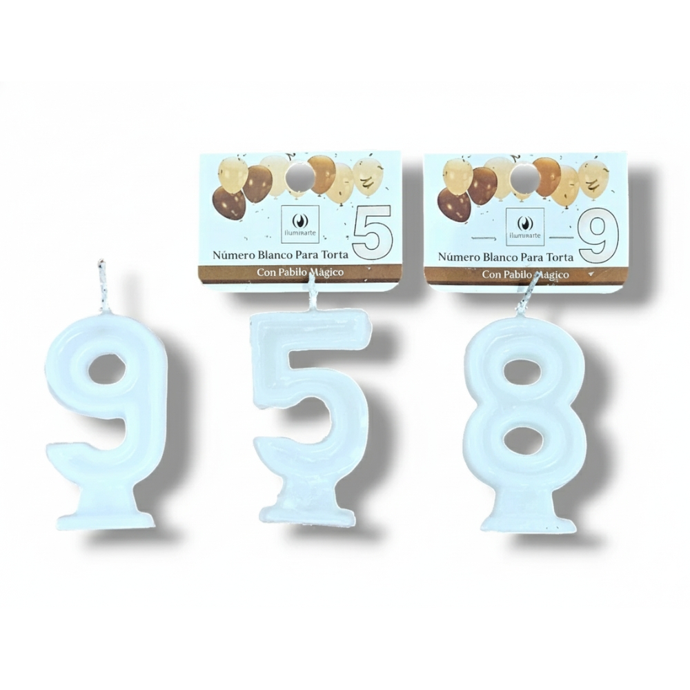 NUMERO BLANCO XUNIDAD EN BOLSA ART 180B JAÑ