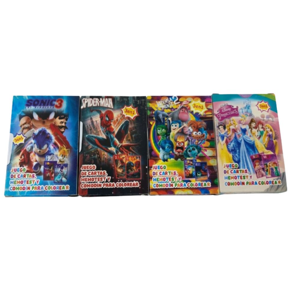 NAIPE INFANTIL VARIOS PERSONAJES ART NG001 / NG007 KAÑ