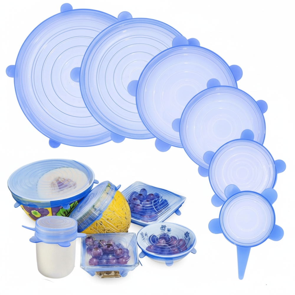 TAPAS DE SILICONA MULTIUSO X 6 ART 14363/ 17740 KAÑ