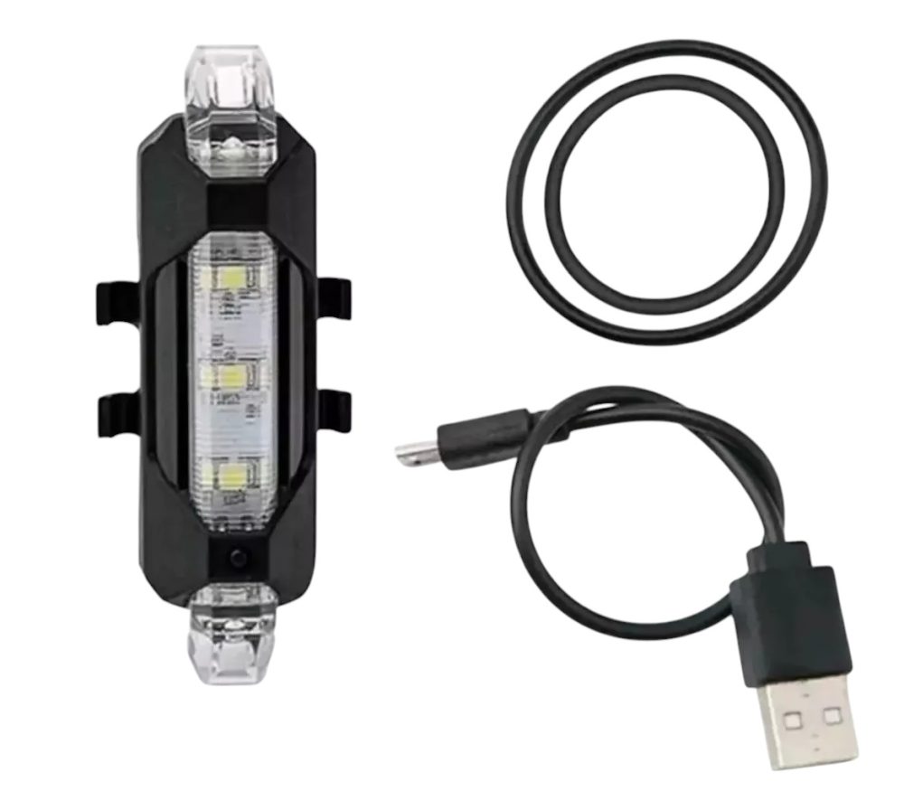 LUZ BICI TRASERA C/RECARG USB ART DC-918KS BS-216/FBITRL BAO