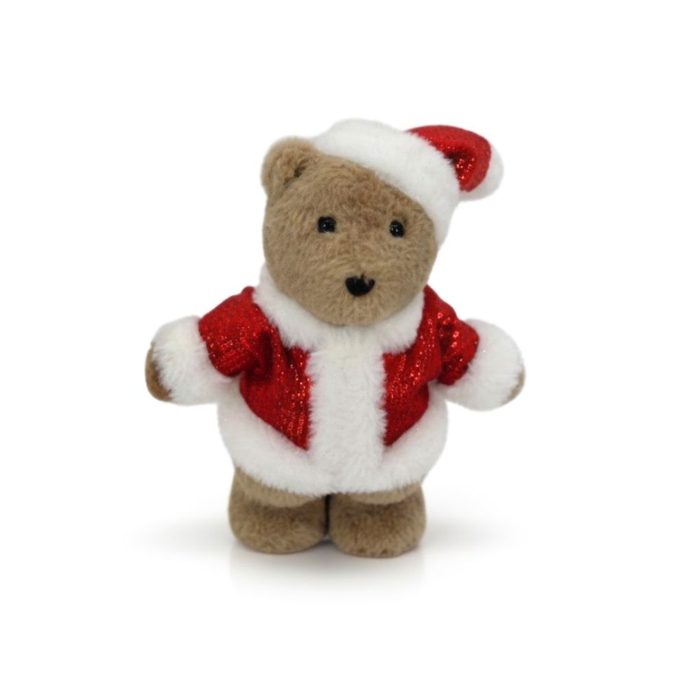 PELUCHE OSO NOEL 32X22X15CM ART NS411302 NAVI JAO