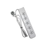 ZAPATILLA 5 TOMAS C/CABLE Y 2 USB 1.5M ART OR-ZA01 AAO