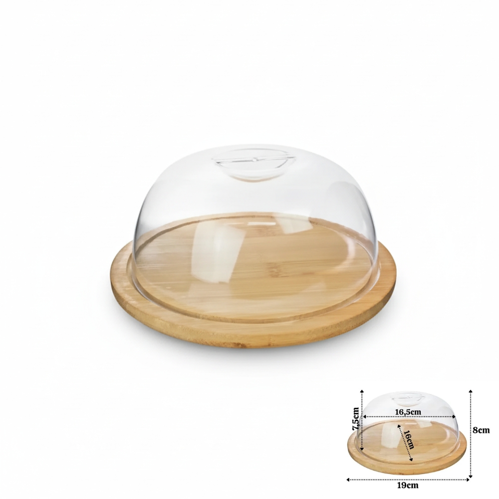 TABLA C/ TAPA DE ACRILICO 19CM ART 18859-A KAÑ