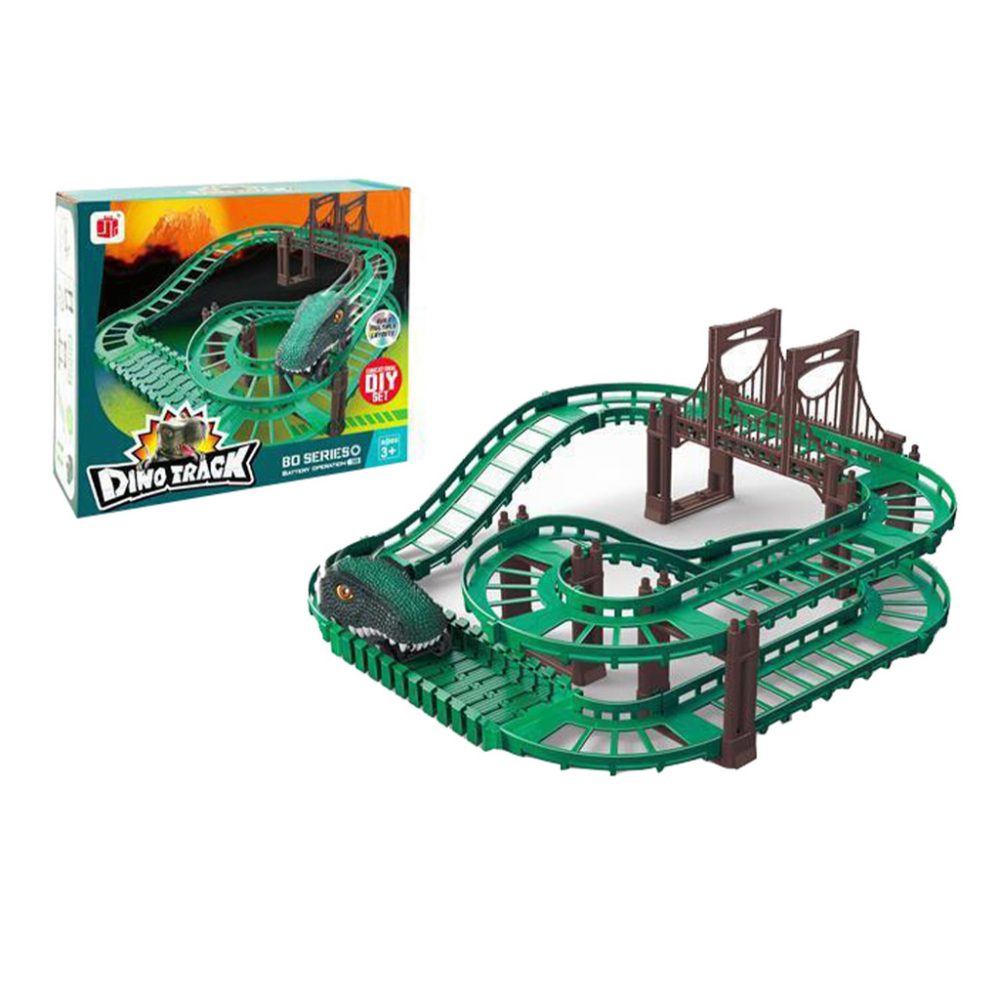 PISTA DINO TRACK AUTO DINOSAURIO ART 53790 KAÑ