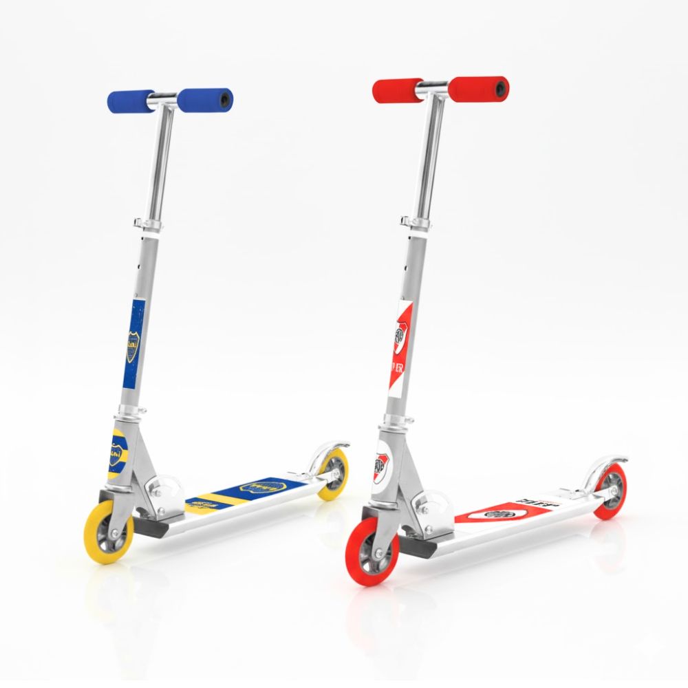 MONOPATIN PLEGABLE BOCA/RIVER ART 12064/12065 KAÑ