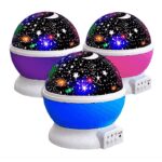 VELADOR GIRATORIO PROYECTOR ESTRELLAS ART JS-7969 BAO