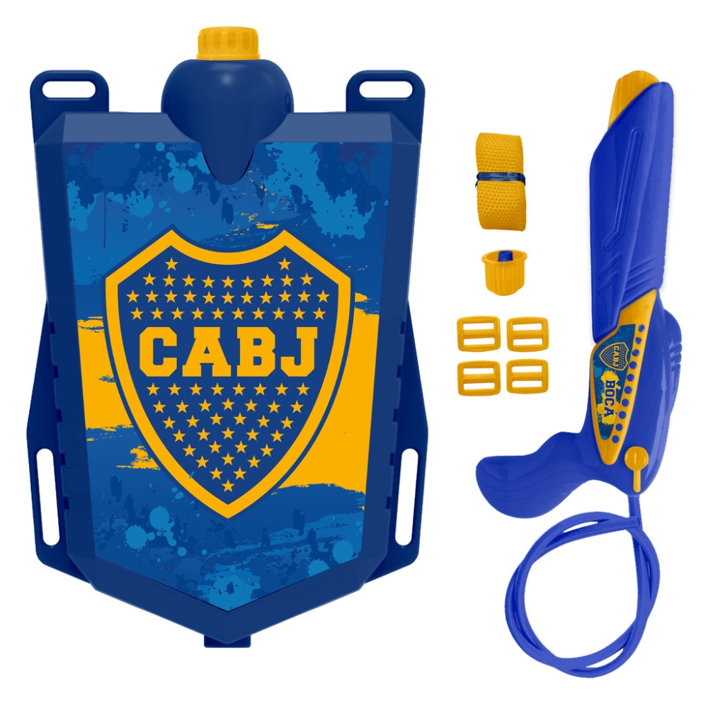 MOCHILA DE AGUA BOCA JUNIORS 47X36X6CM ART 8560 LAÑ