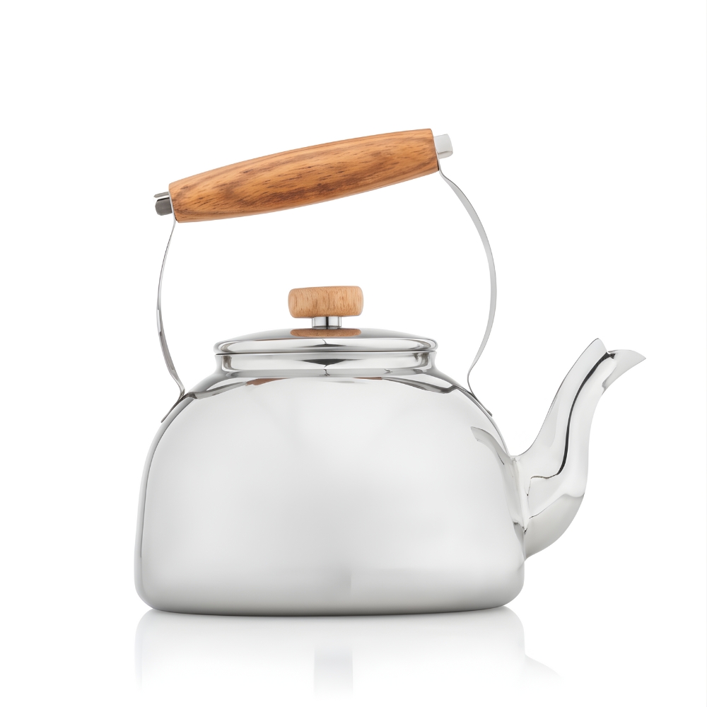 PAVA DE ACERO C/MANGO ROBLE HABANO 1.6LT ART 57011 LAÑ