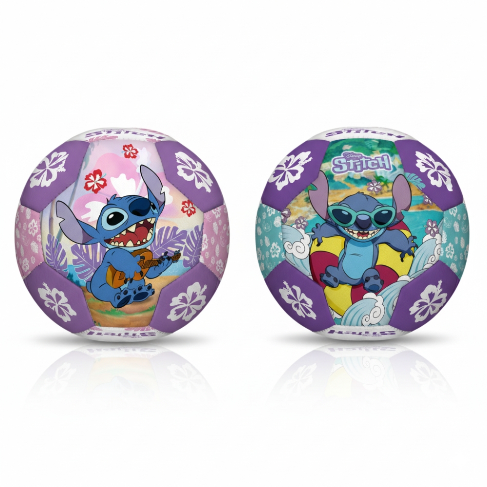 PELOTA DE FUTBOL STITCH N°2 4 MODELOS (100G) ART 957112 GAO