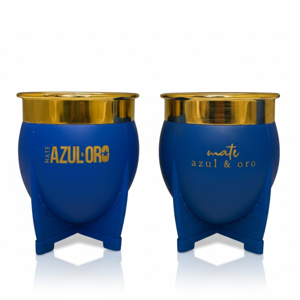 MATE AZUL Y ORO ART 20238 LAÑ