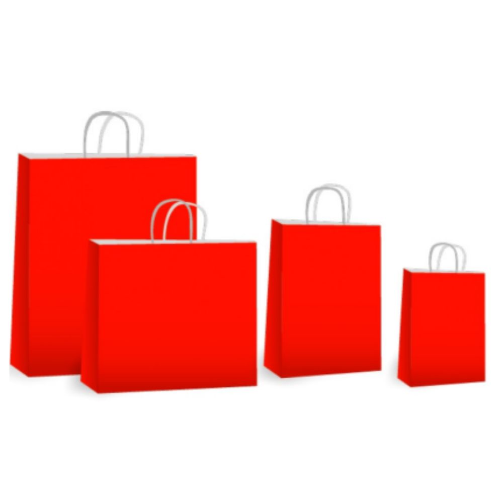 BOLSA LISA ROJA 18X08X20 LAÑ
