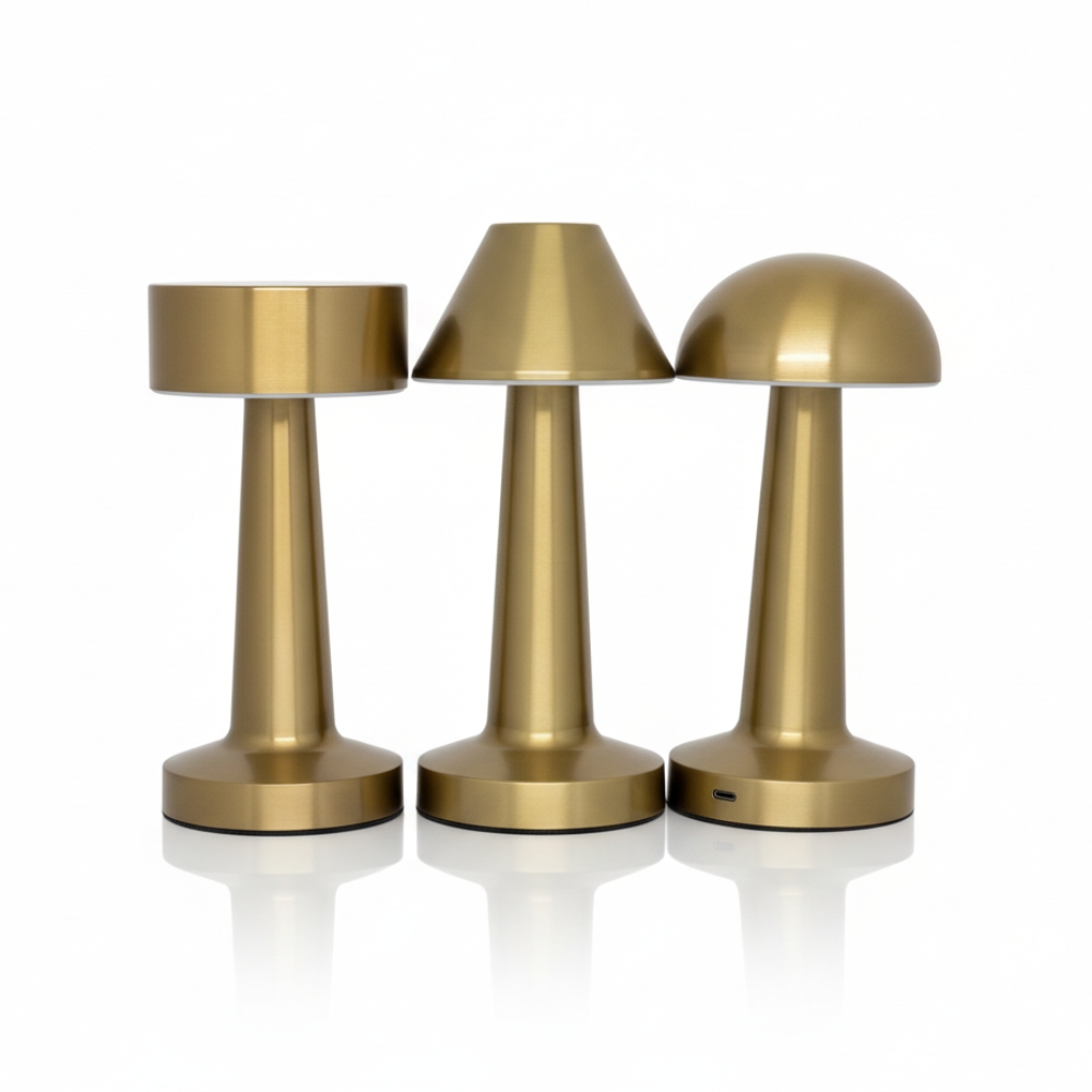 LÁMPARA DE ESCRITORIO METÁLICA RECARGABLE ART DL-019 LAÑ