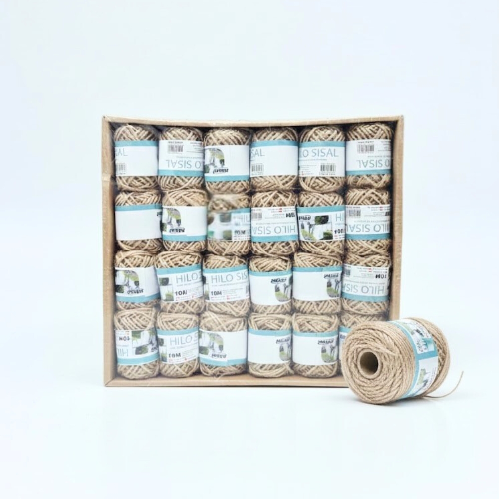 HOLI SISAL 10MTS NATURAL 15GR XUND ART FHSI10 LAÑ