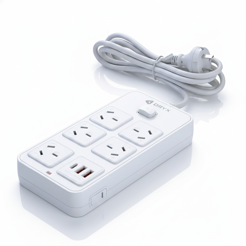 PROLONGADOR C/5 TOMAS+2 USB A +1 TIPO C 2MTS ART OR-ZA02 AAO