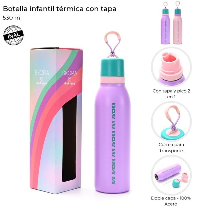 BOTELLA INFANTIL TERMICA 530ML ART 41914 AAO