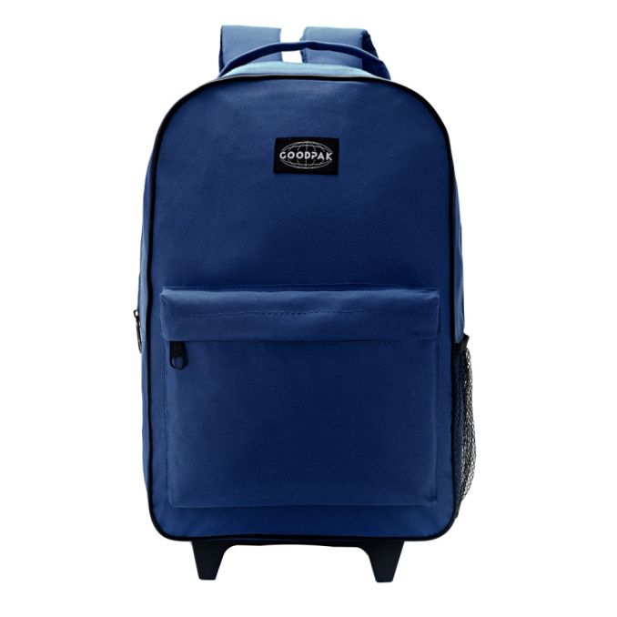 MOCHILA CARRITO GOODPAK RUEDA DOBLE 43X30X17CM 17" ART 35478