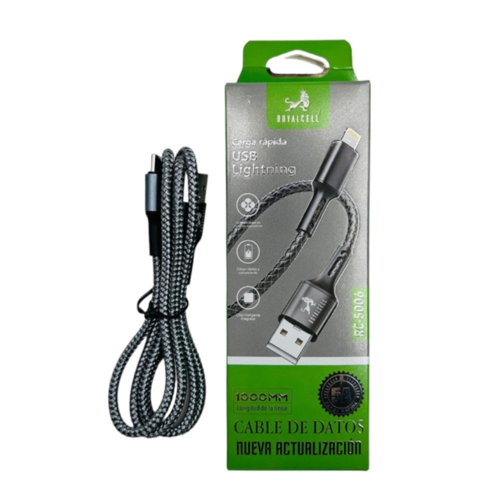 CABLE TIPO MICRO CARGA RAPIDA USB DE 1MTS ART RC5006-V8 BAO