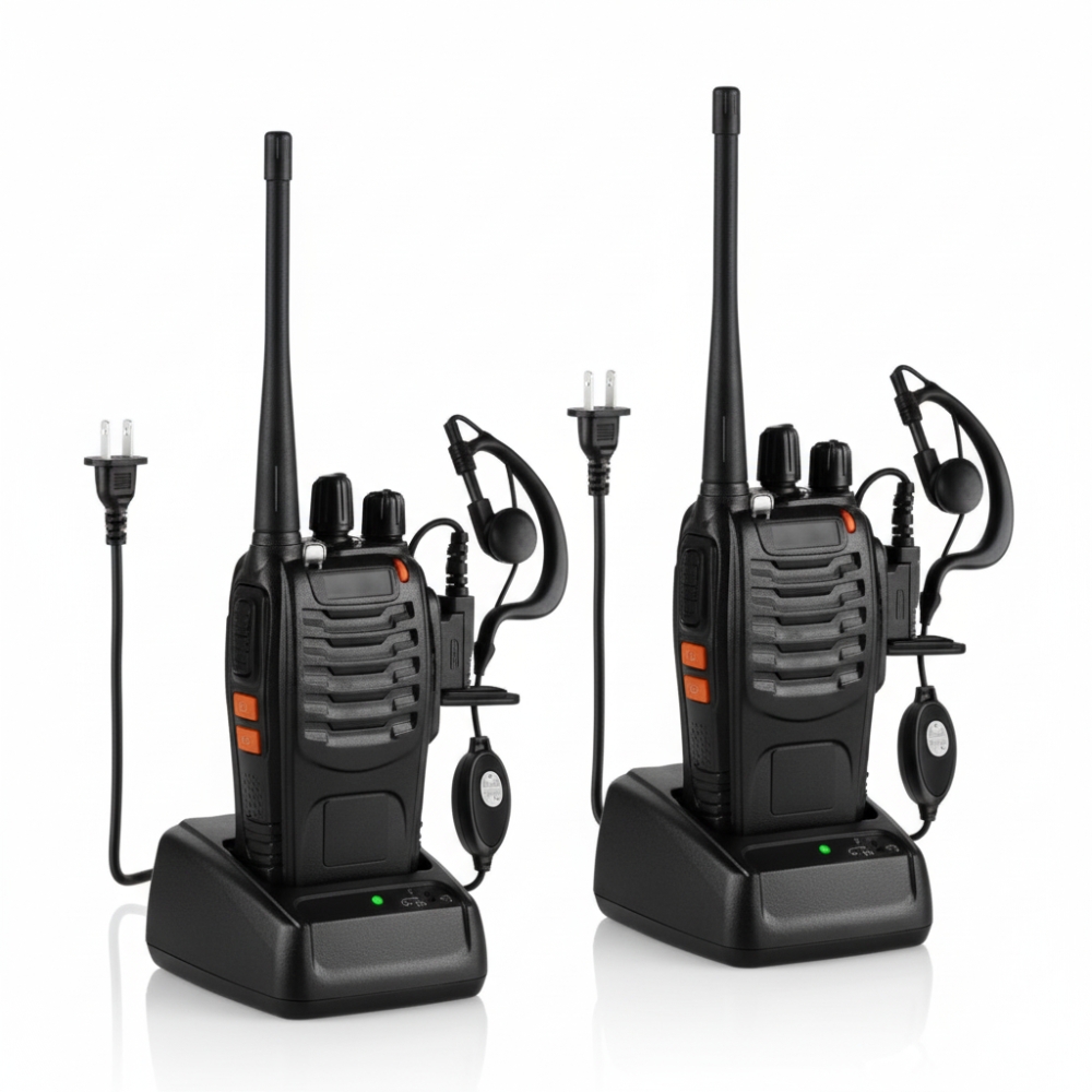 SET 2 WALKIE TALKIE BAOFENG C/CARGADOR ART BF777S AAO