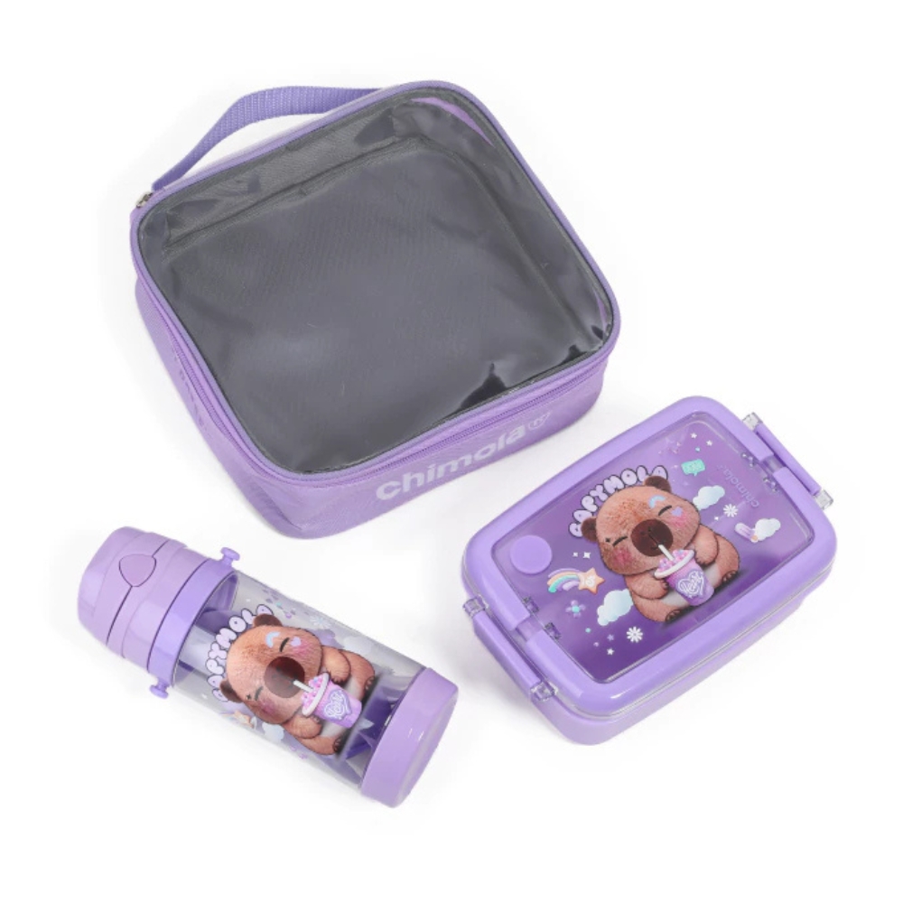 LUNCHERA BOX SET CAPYMOLA ART BZ144 LAÑ