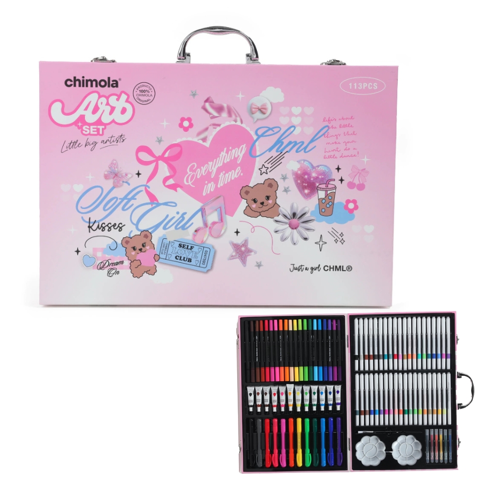 ART SET XL COLOR CRUSH COLLECTION PINK ART ST84 AAO