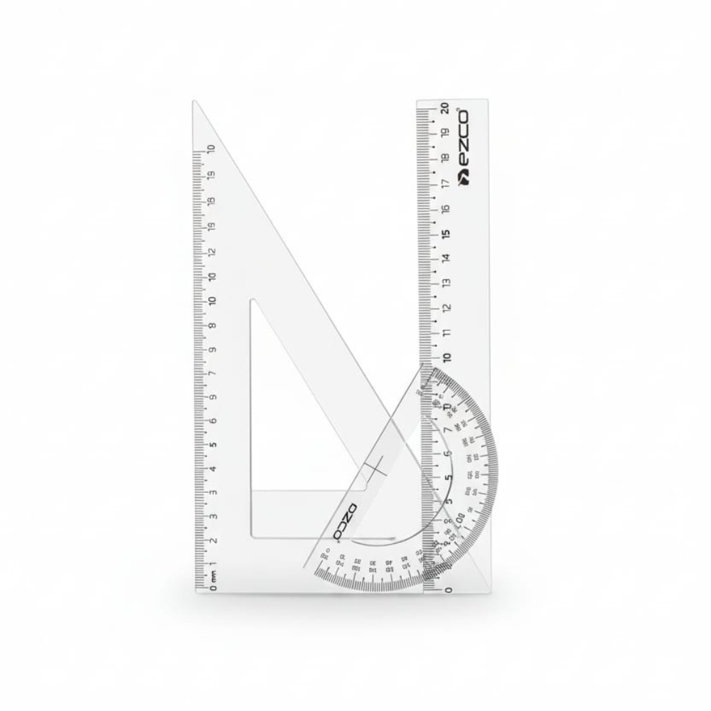 SET DE GEOMETRIA 3 PIEZAS ART 411301 BAO