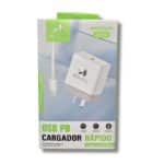 CARGADOR + CABLE TIPO C A LIGHTNING 45W ART RC12003800A GAO