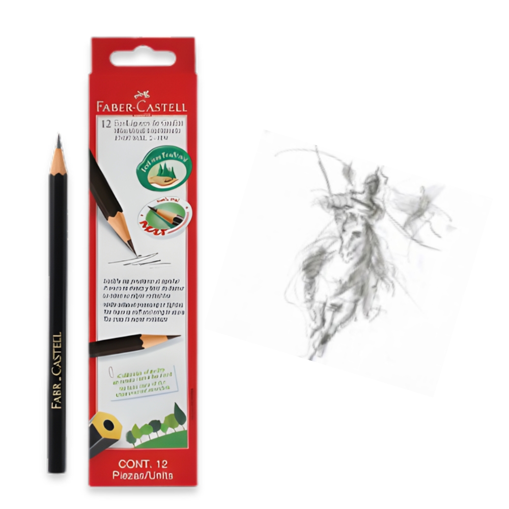 LAPIZ GRAFITO 1205 ESTUCHE X4 ART 112600 BAO