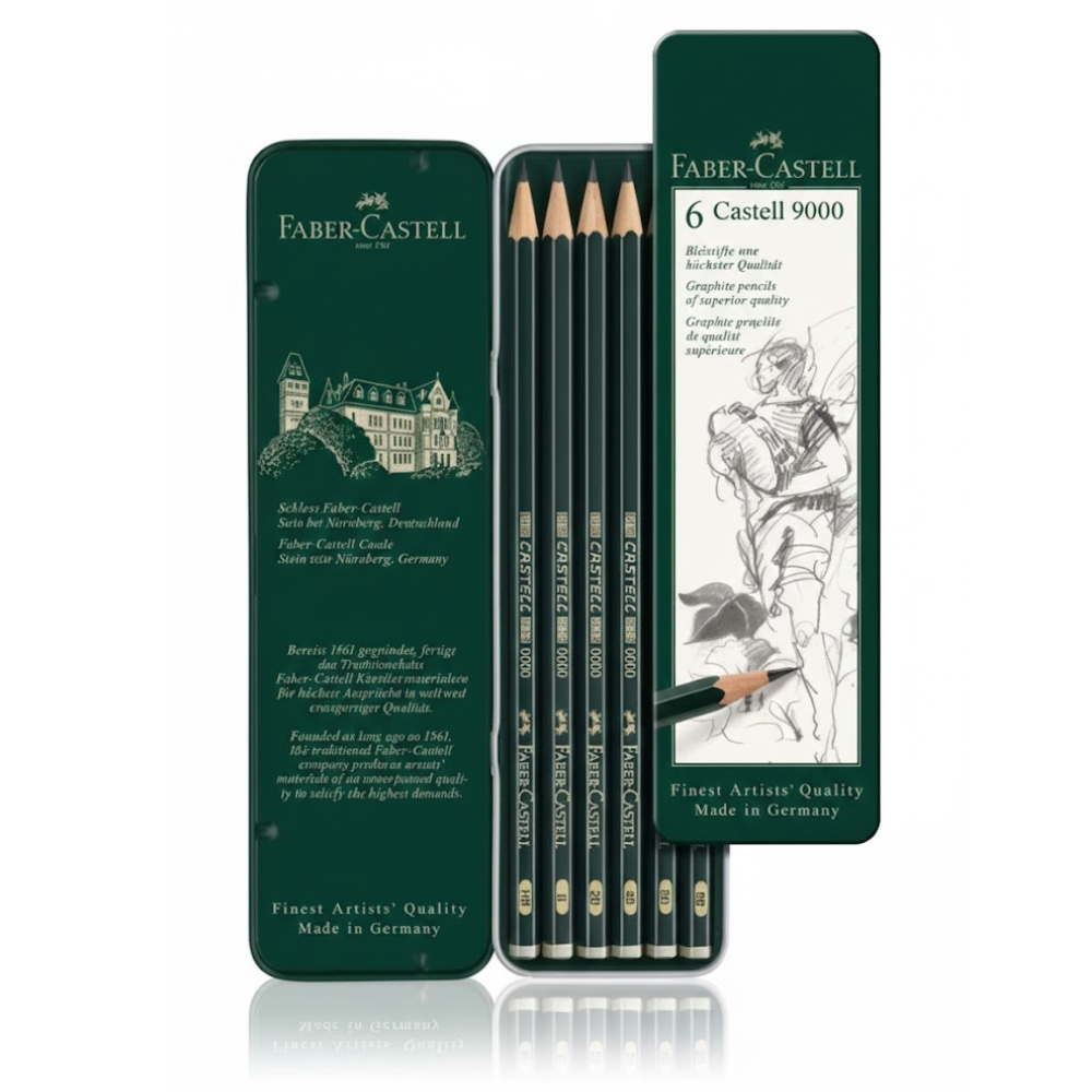 LAPIZ GRAFITO CASTELL 9000 HB ART 119000 BAO