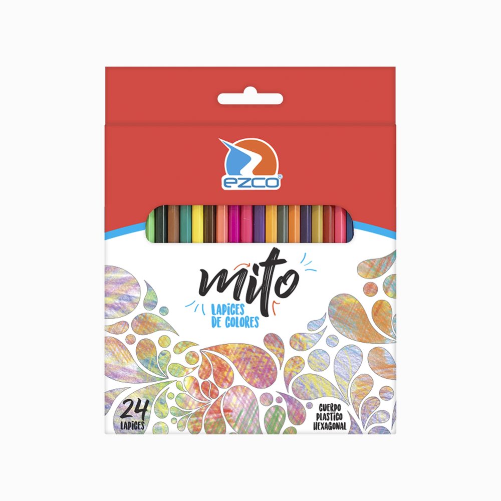 LAPIZ COLOR X24 LARGO MITO ART 172202 BAO