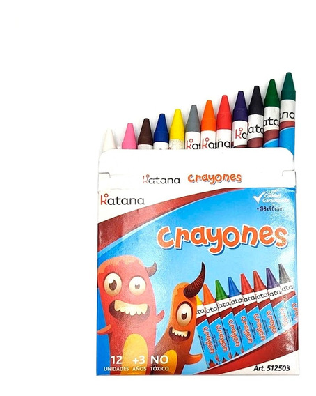 CRAYONES KATANA X12 ART 512503 BAO