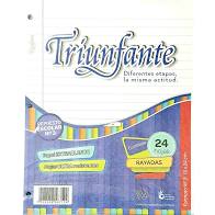 REPUESTO TRIUNFANTE X 24 HJS RAYADAS Nº3 ART 567124 AAO
