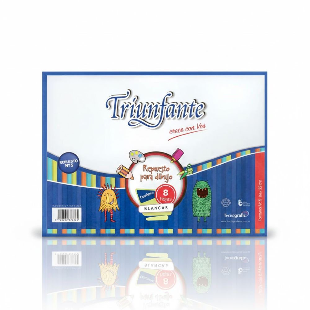 REPUESTO TRIUNFANTE N 5 X 8 HJS APAISADO CUADRIC AAO