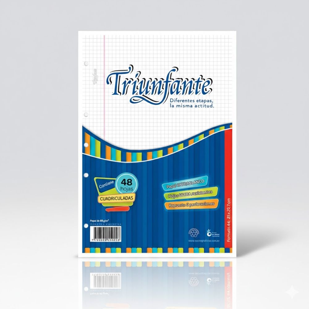 REPUESTO TECNOGRAFIC A4 X 48HJS CUAD ART 559228 AAO