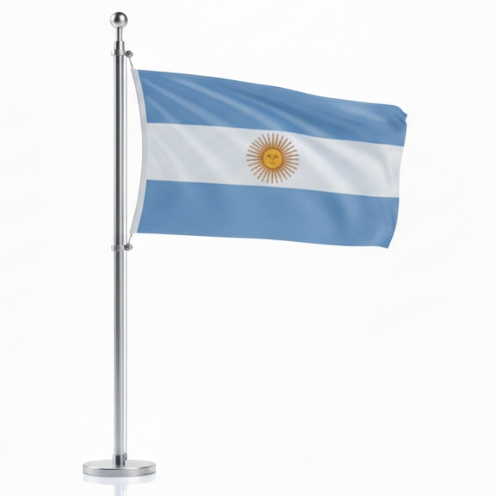 BANDERA ARGENTINA GRANDE 90x150CM ART WCF-10 BAO